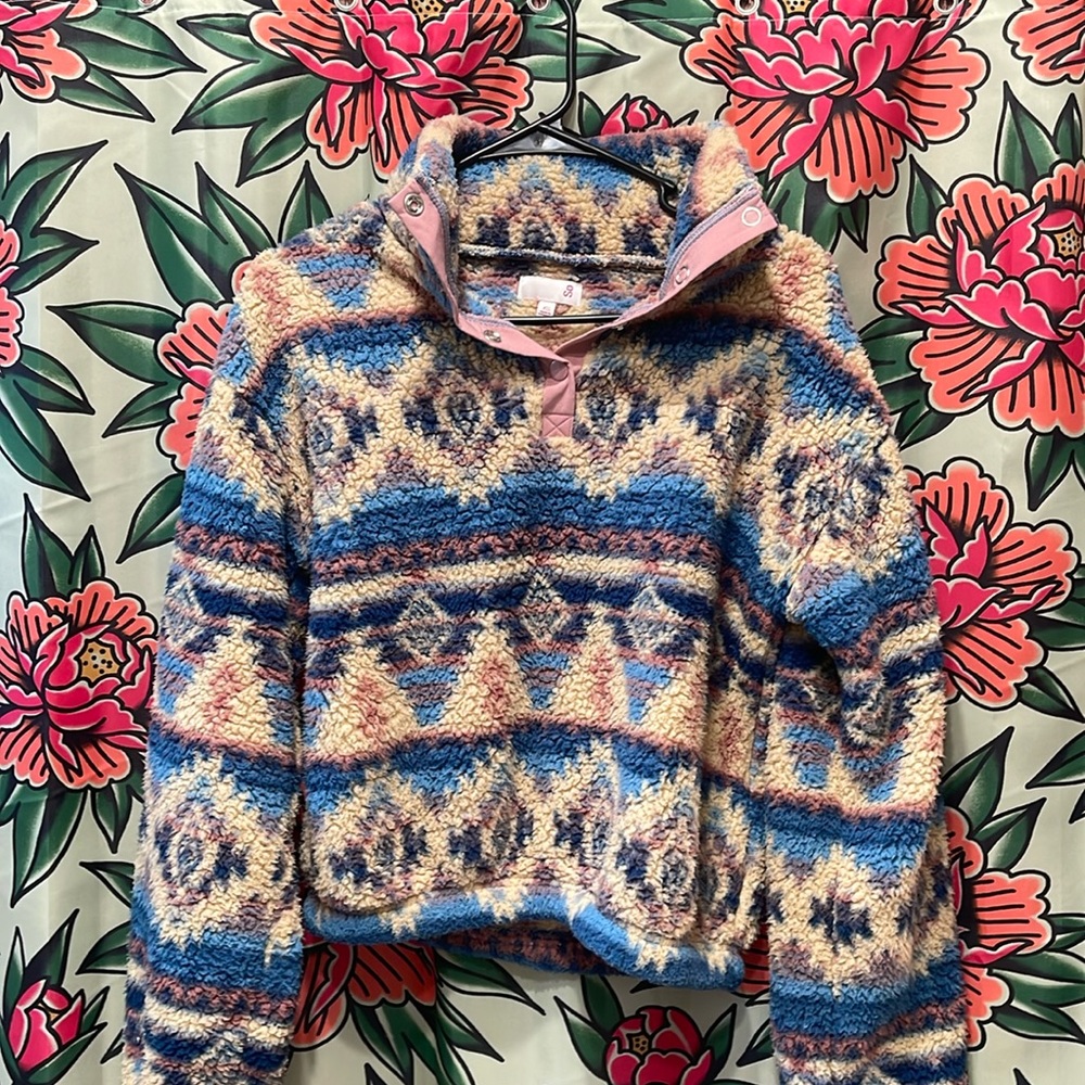 SO Multicolor Teddy Jacket